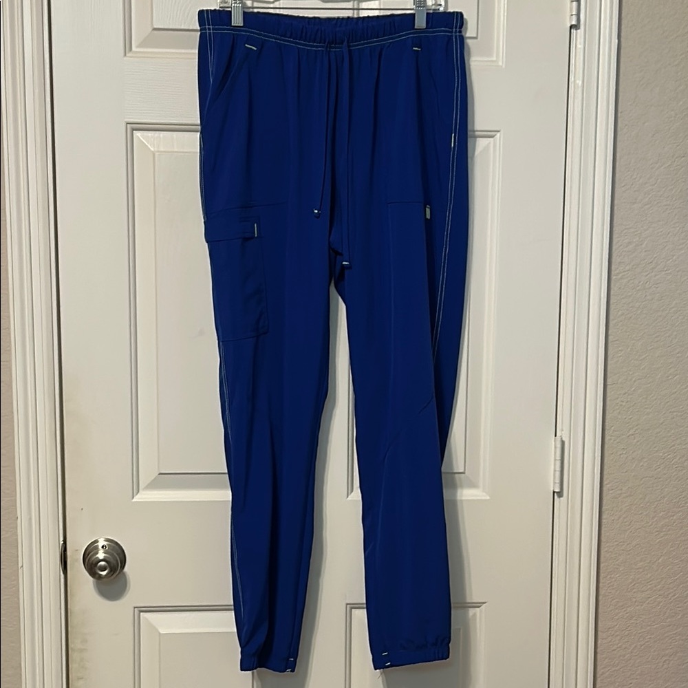 Superstar Women's Blue Scrub Pants Size Large